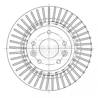 BORG & BECK Тормозной диск BBD5363